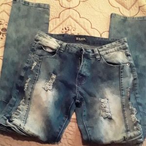 Men's black premium skinny jeans